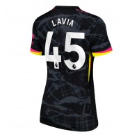 Camisa de Futebol Chelsea Romeo Lavia #45 Equipamento Alternativo Mulheres 2024-25 Manga Curta